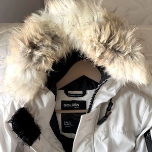 TNA  Oslo Parka. Worn twice. Fresh from dry cleaners